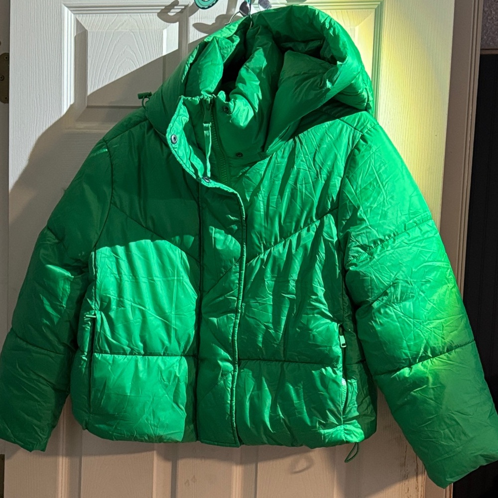 Women’s Gap Green Puffer Jacket